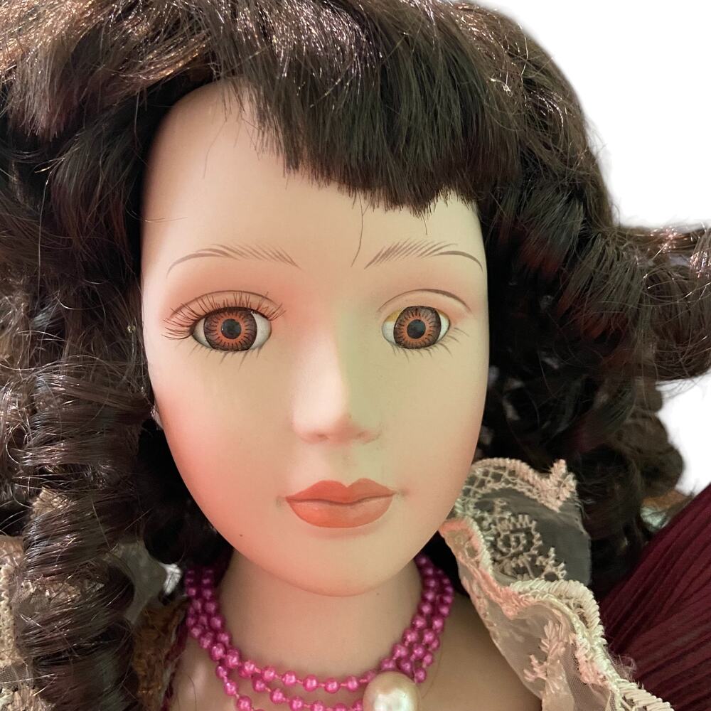 Vintage The Rose Collection Pearl Doll Limited Edition Goldenvale 1-2000 Brown